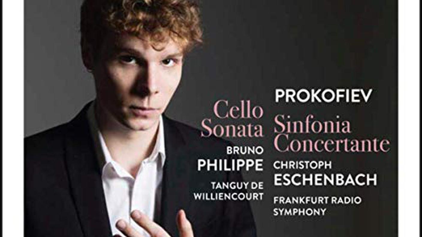 B. Philippe e Chr. Eschenbach, Prokofiev, Cello Sonata, Sinfonia Concertante, Harmonia Mundi (dettaglio copertina)