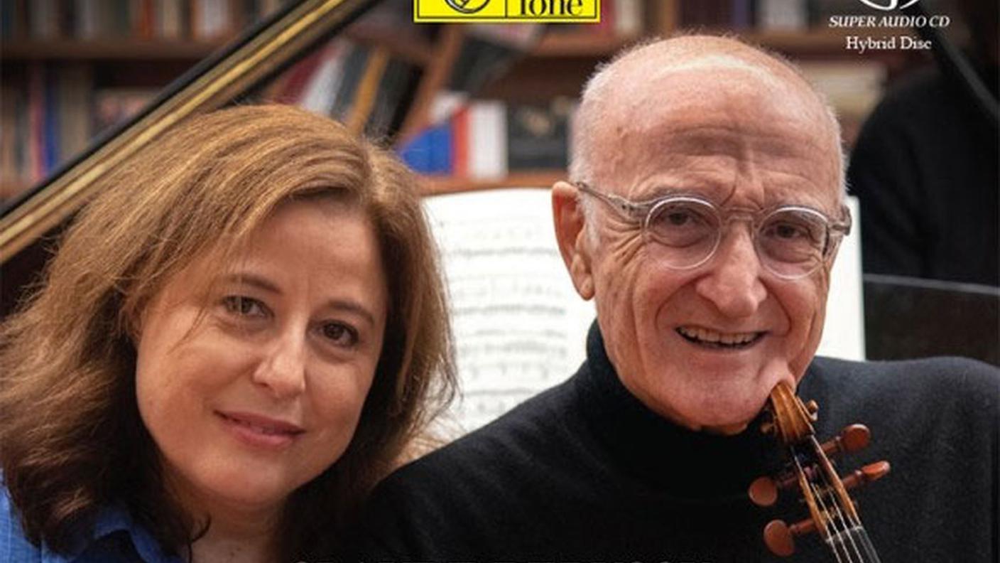 Salvatore Accardo, Laura Manzini; "Claude Debussy, Maurice Ravel, music for violin and piano"; Fonè (dettaglio copertina)