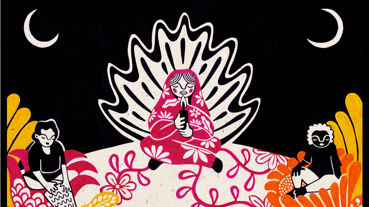 Yazz Ahmed, "Polyhymnia", Ropeadope (dettaglio copertina)