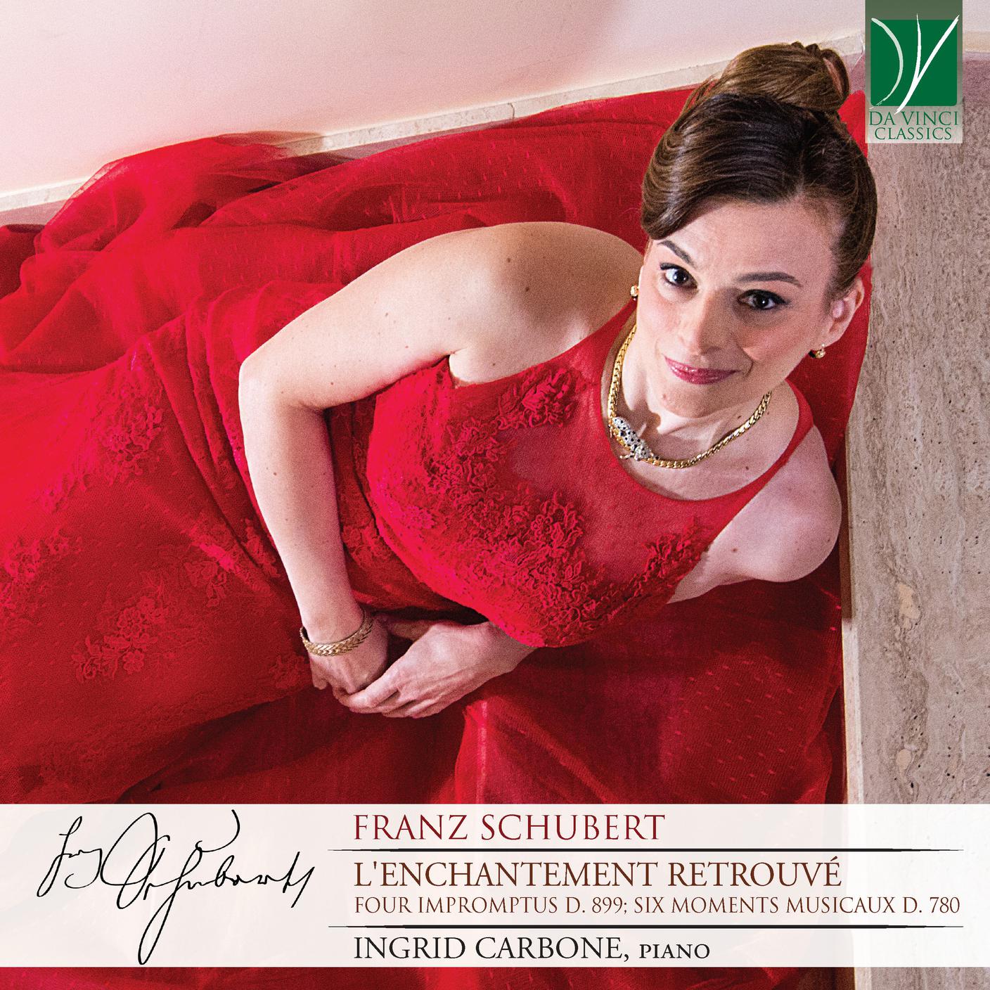 "Franz Schubert - L'enchantement retrouvé" di Ingrid Carbone; Da Vinci Publishing (dettaglio copertina) 
