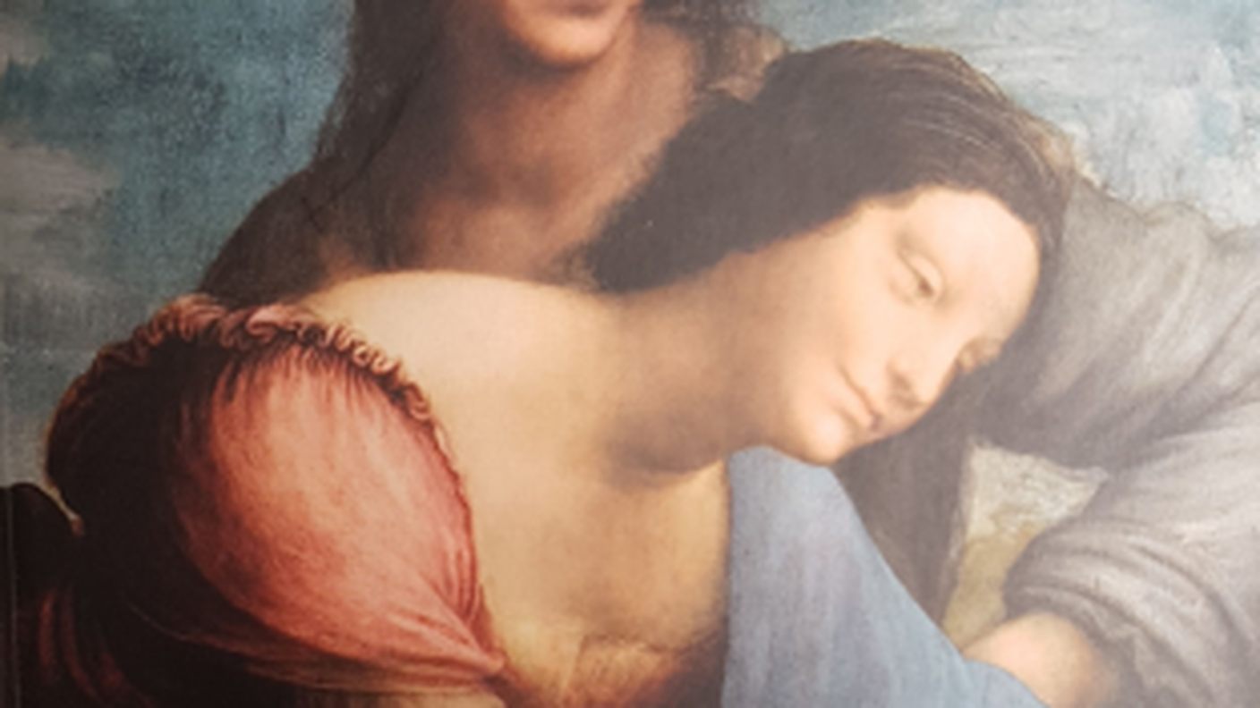 “La musique secrète” di Leonardo Da Vinci; Alpha Classic (dettaglio copertina) 