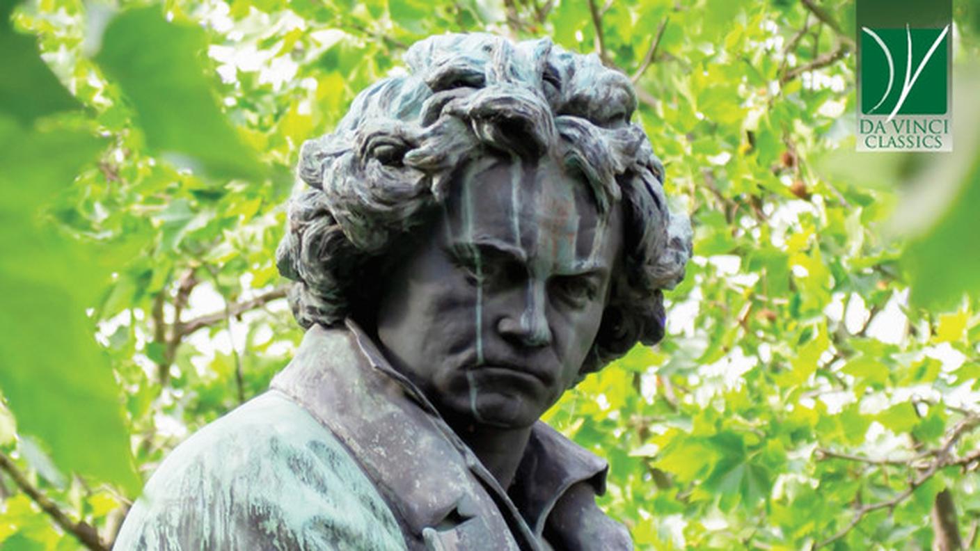 "Ludwig van Beethoven. Grande Fuga op.134, Hammerklavier op. 106." Giuseppe Rossi, Elisa Viscarelli; Da Vinci Classics (dettaglio copertina)