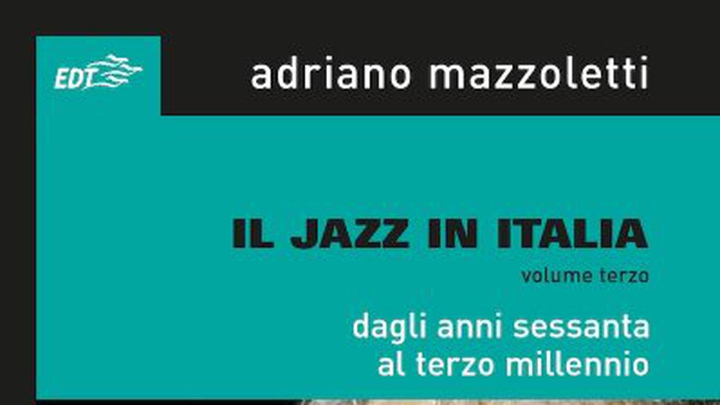 "Il jazz in Italia" di Adriano Mazzoletti, EDT (dettaglio di copertina)