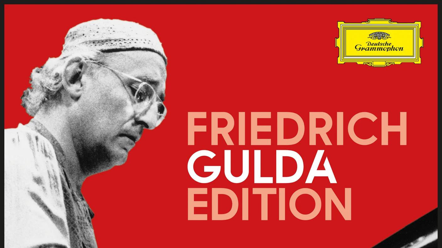 "Friedrich Gulda Edition" di Friedrich Gulda, Deutsche Grammophon (dettaglio di copertina)