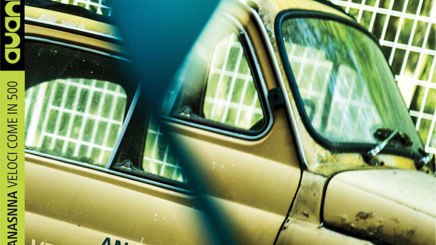 “Veloci come in 500” di Ananasnna; Auand (dettaglio copertina) 