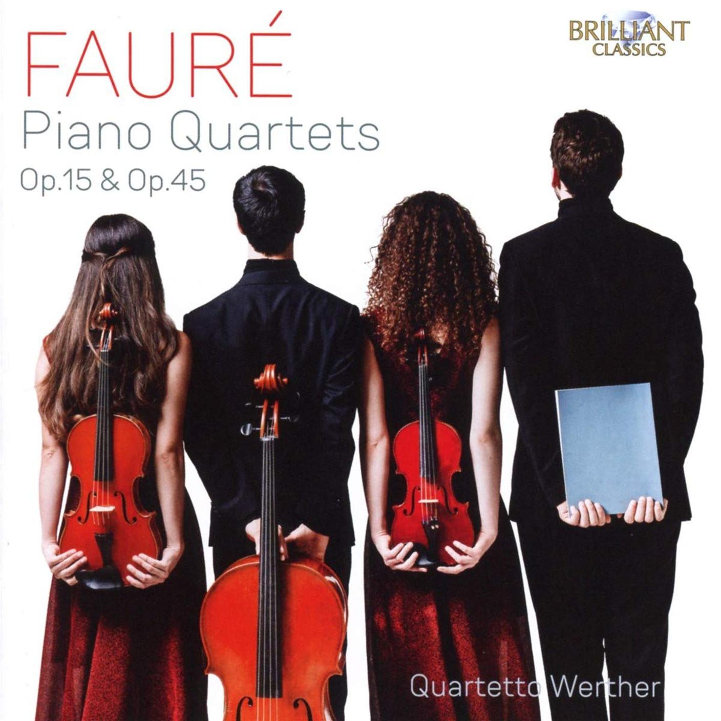 "Fauré" di Quartetto Werther; Brilliant Classics (dettaglio copertina)
