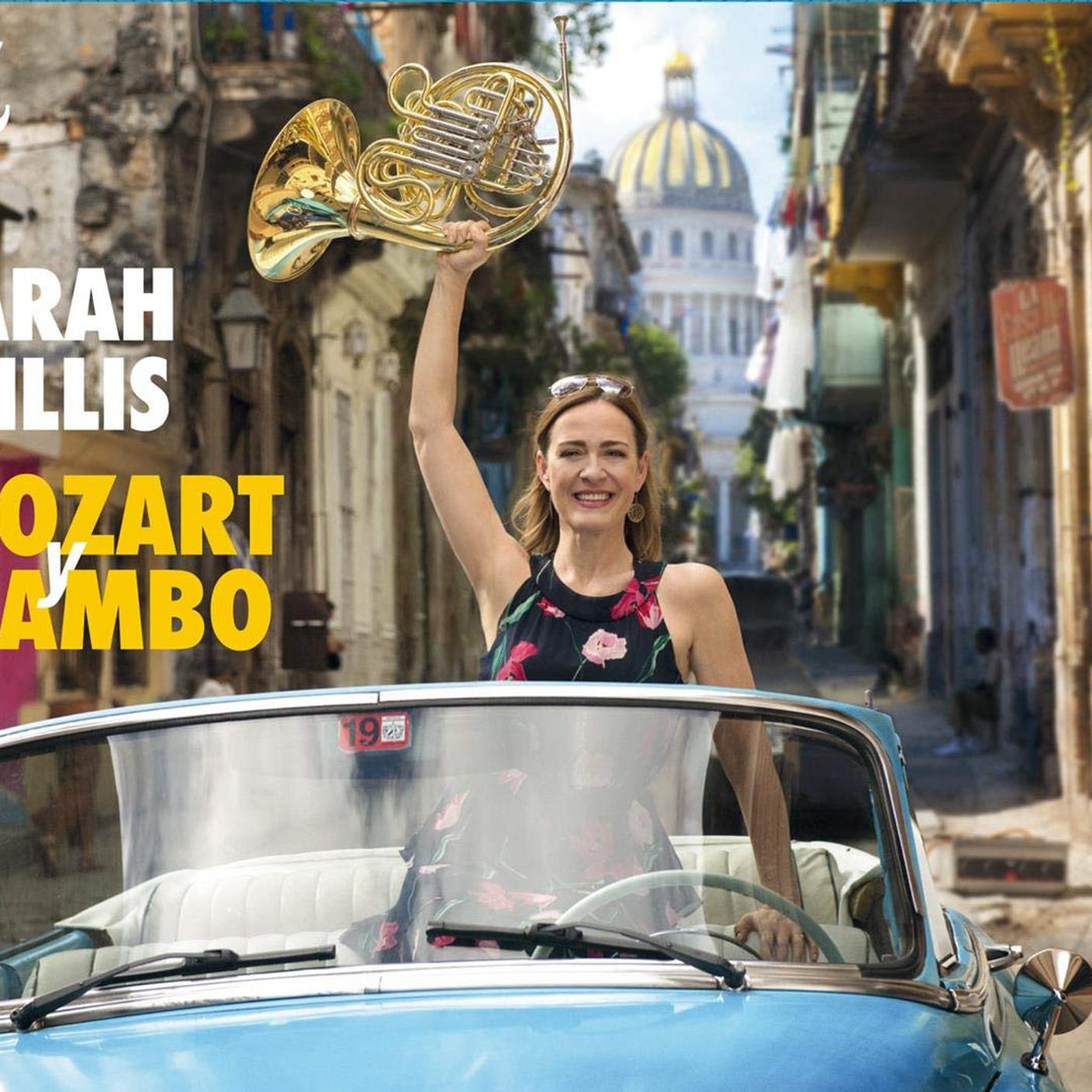 "Mozart y Mambo" di Sarah Willis; Alpha (dettaglio copertina) 