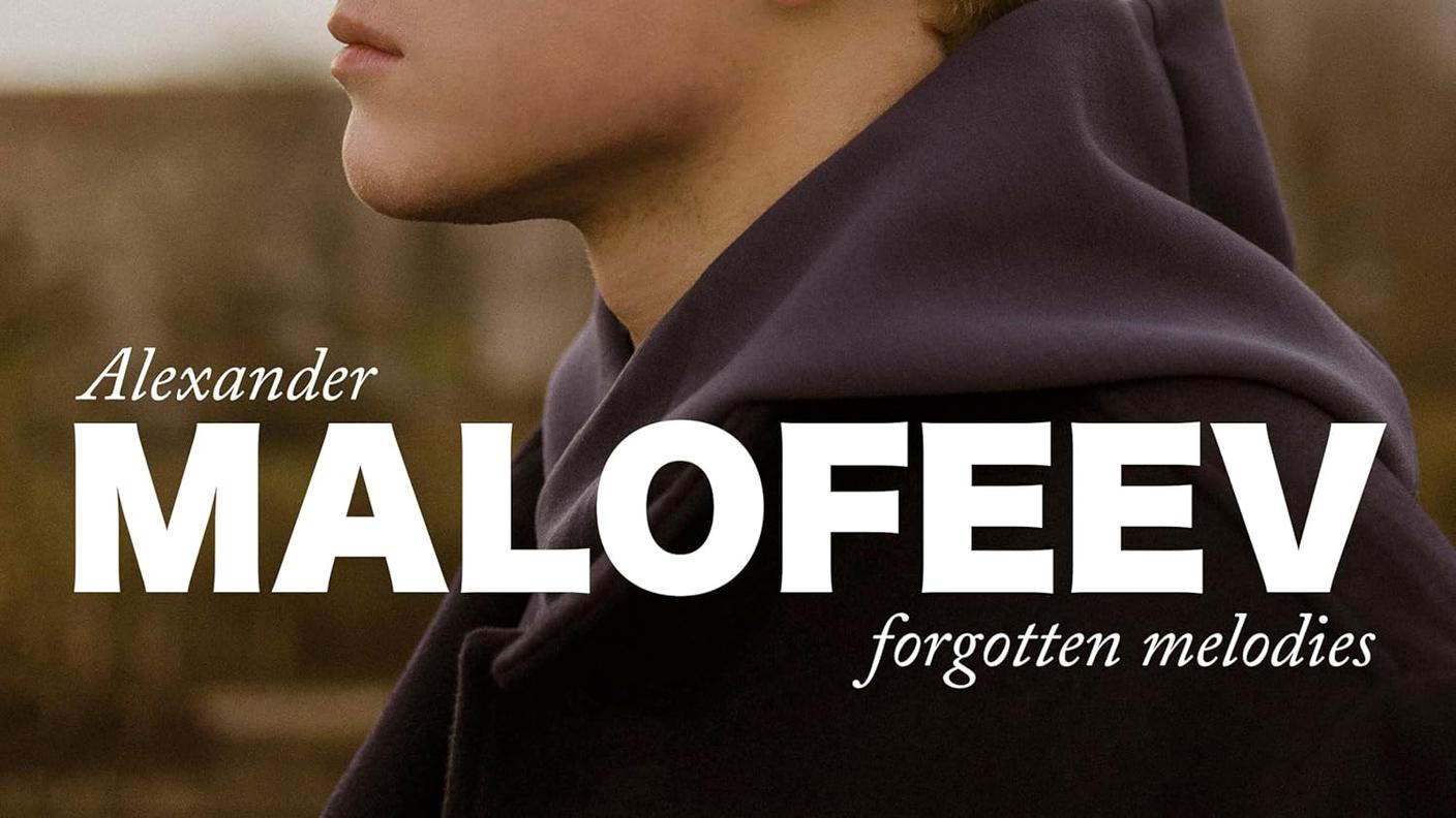 "Forgotten Melodies" di Alexander Malofeev, Sony Classical (copertina)