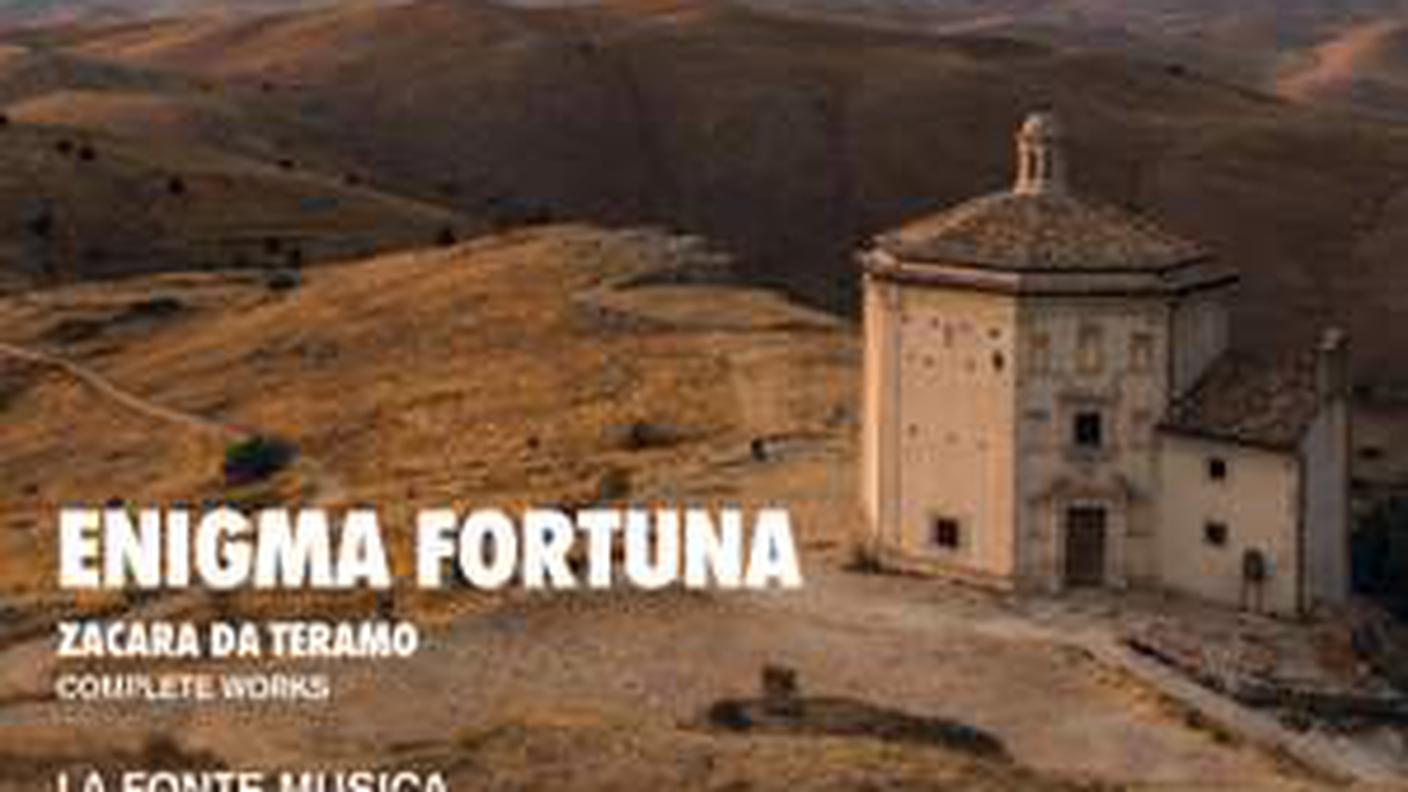 "Enigma fortuna" di La Fonte Musica e Michele Pasotti; Alpha (dettaglio copertina) 