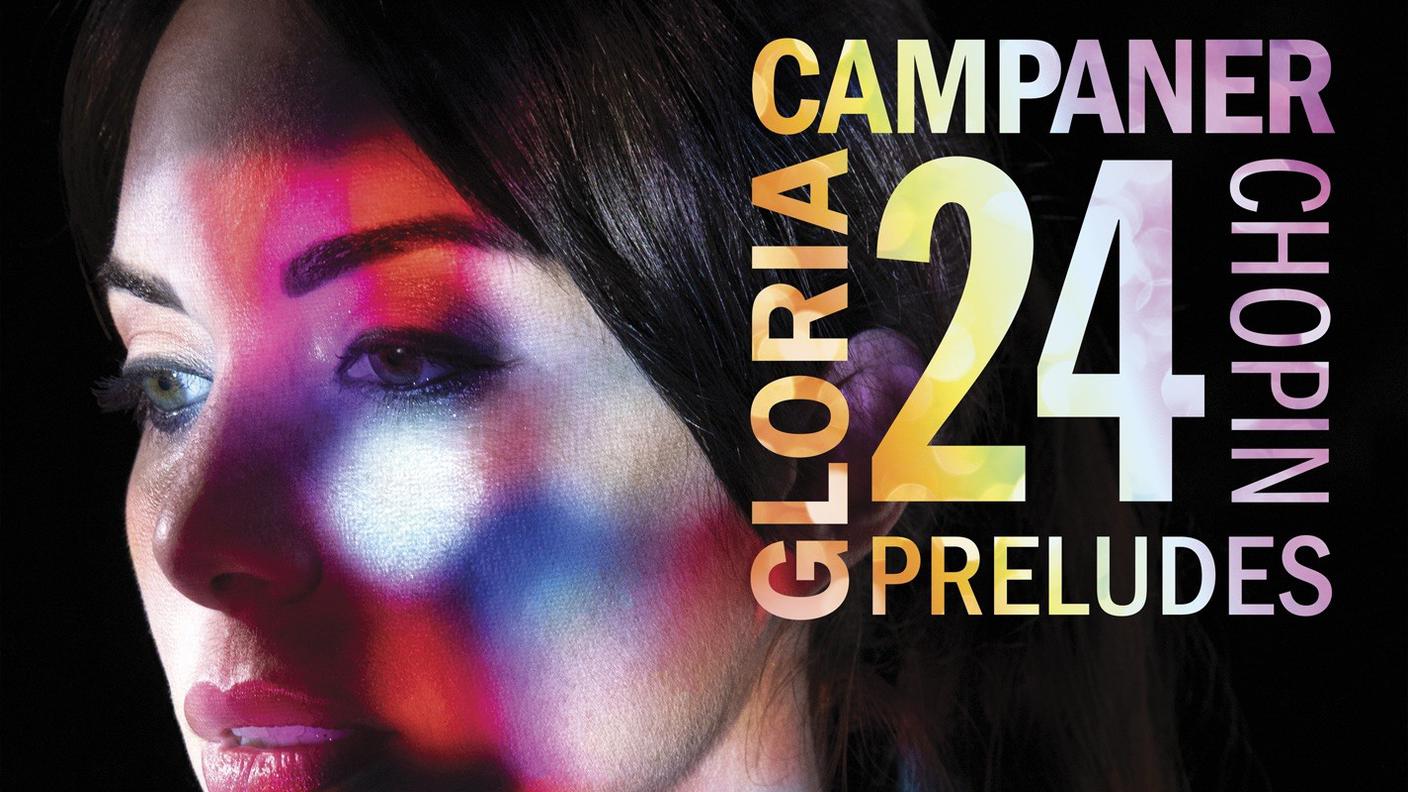 "Chopin, 24 Preludi" di Gloria Campaner, Warner Classics (dettaglio di copertina)