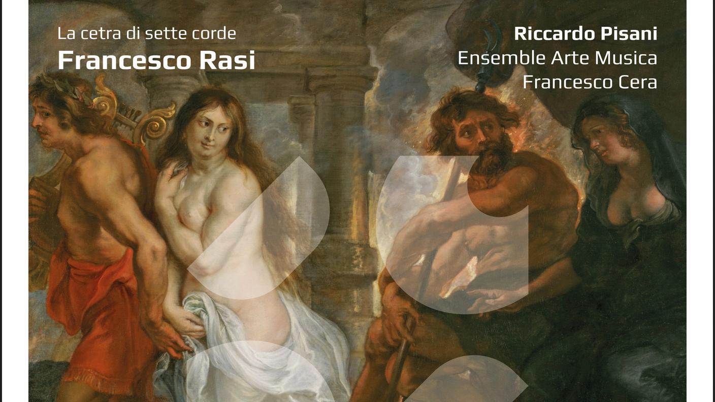 "La Cetra di sette corde" di Francesco Rasi, Arcana (dettaglio di copertina)