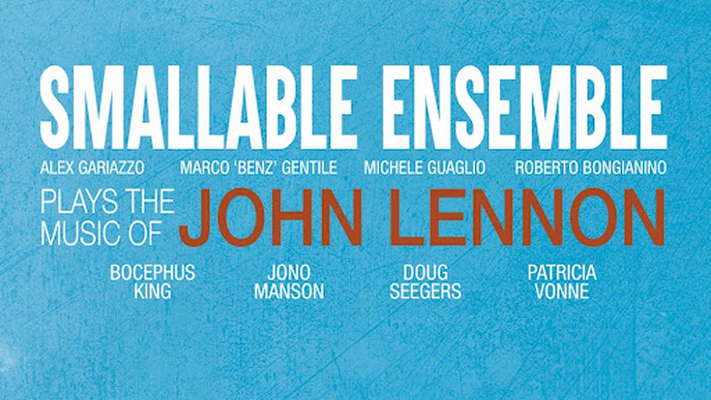 "Smallable Ensemble Plays the Music of John Lennon" di Smallable Ensemble, Appaloosa Records (dettaglio di copertina)