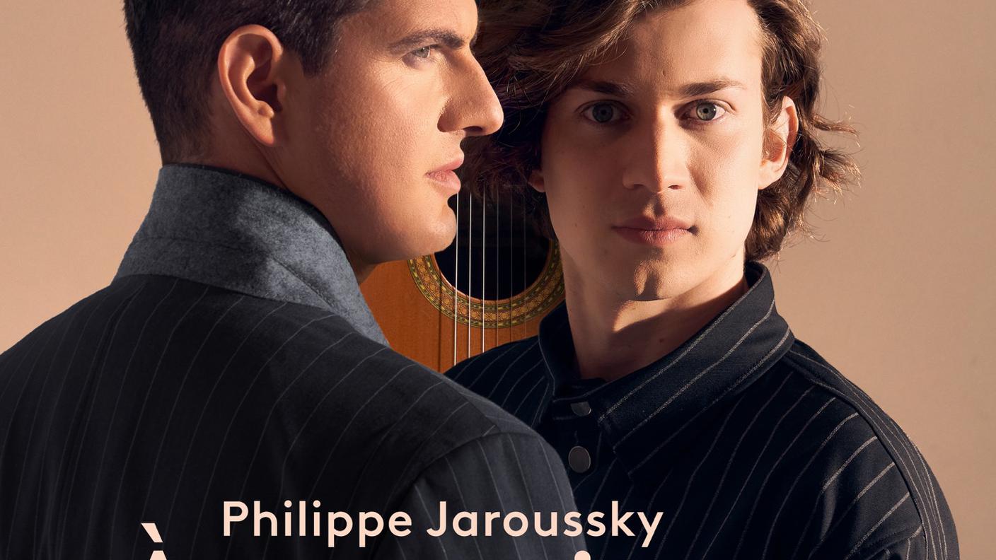 "A sa guitare" di Philippe Jaroussky & Thibaut Garci, ERATO (dettaglio di copertina)