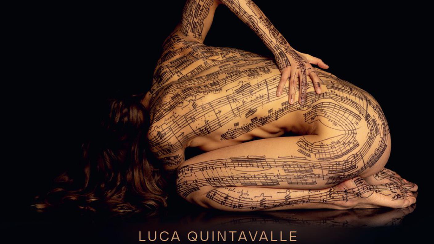 "Italian contemporary music for harpsichord" di Luca Quintavalle, Brilliant (dettaglio di copertina)