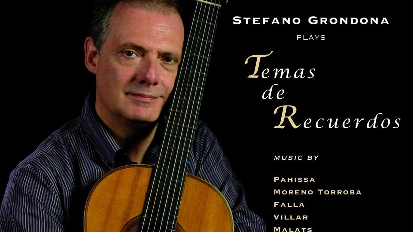 "Temas de recuerdos" di Stefano Grondona, Stradivarius (dettaglio di copertina)