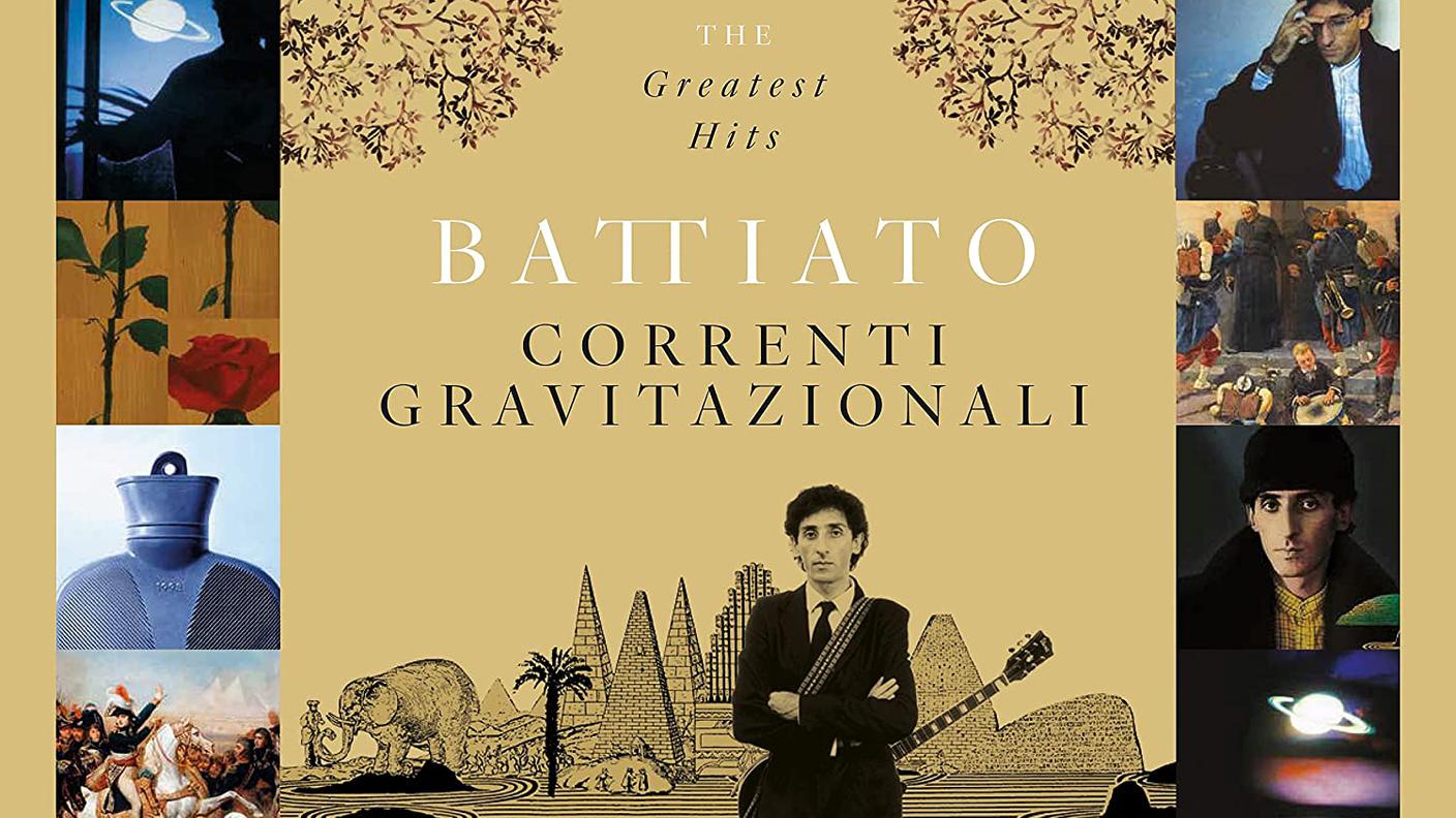 "Correnti gravitazionali" di Franco Battiato, Universal (dettaglio di copertina)