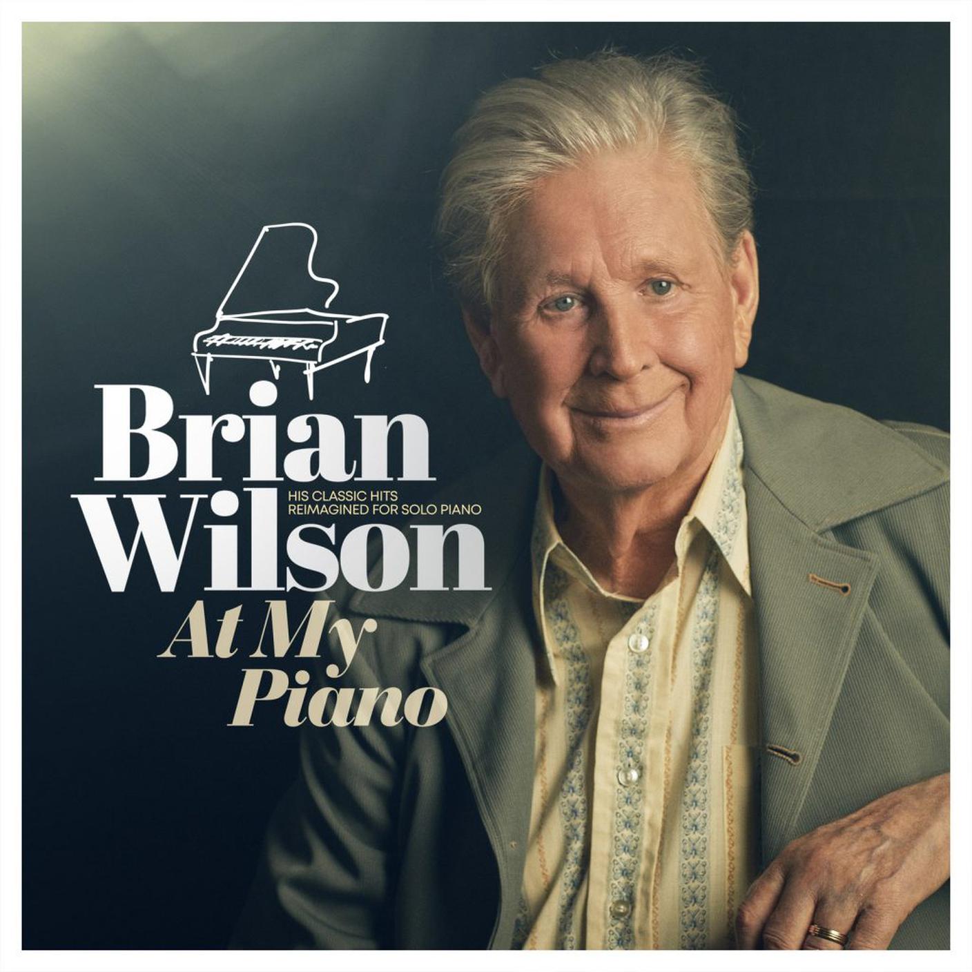 "At My Piano" di Brian Wilson, Decca (dettaglio di copertina)
