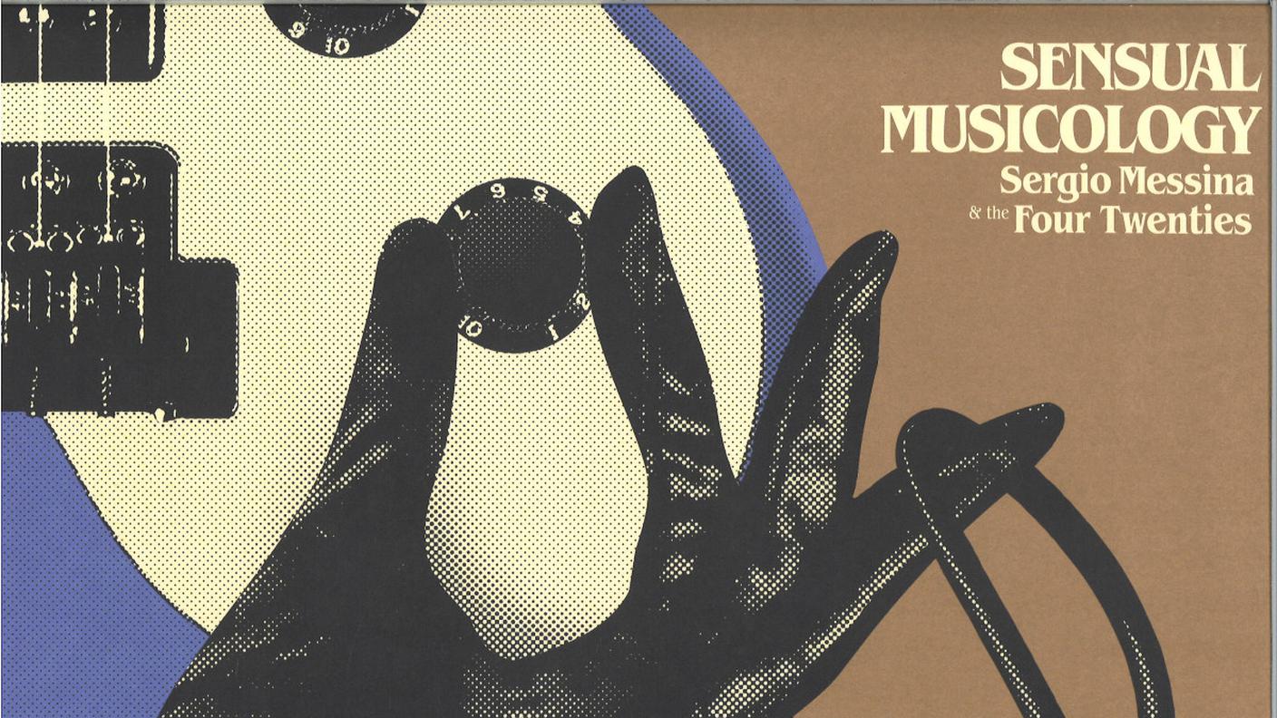 "Sensual Musicology. Music about Music" di Sergio Messina & the Four Twenties, Hell Yeah Recordings 2022 (dettaglio di copertina)