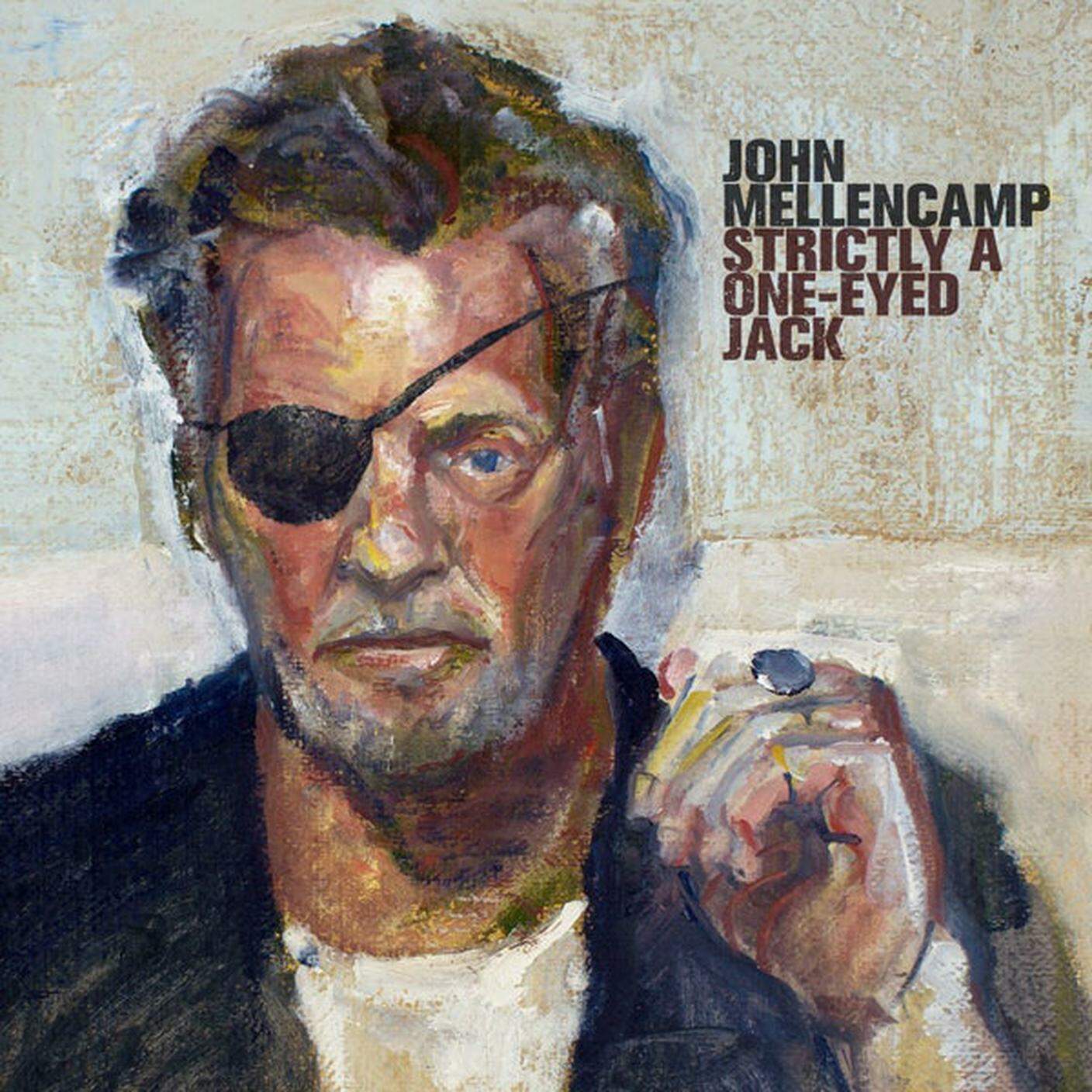 "Strictly a One-Eyed Jack" di John Mellencamp; Republic Records (dettaglio copertina) 