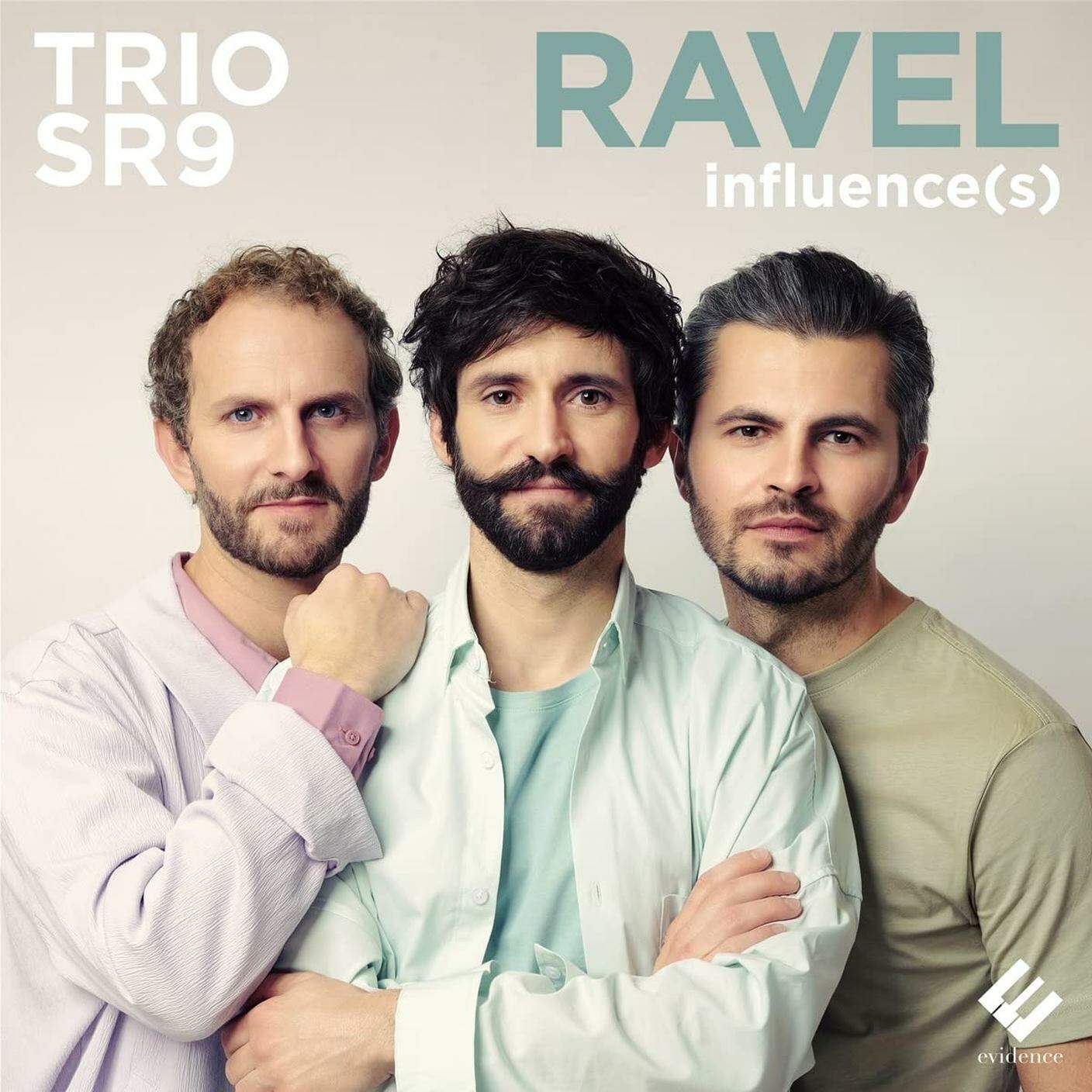"Ravel Influence(s)" di Trio SR9, Evidence Classics (dettaglio di copertina)