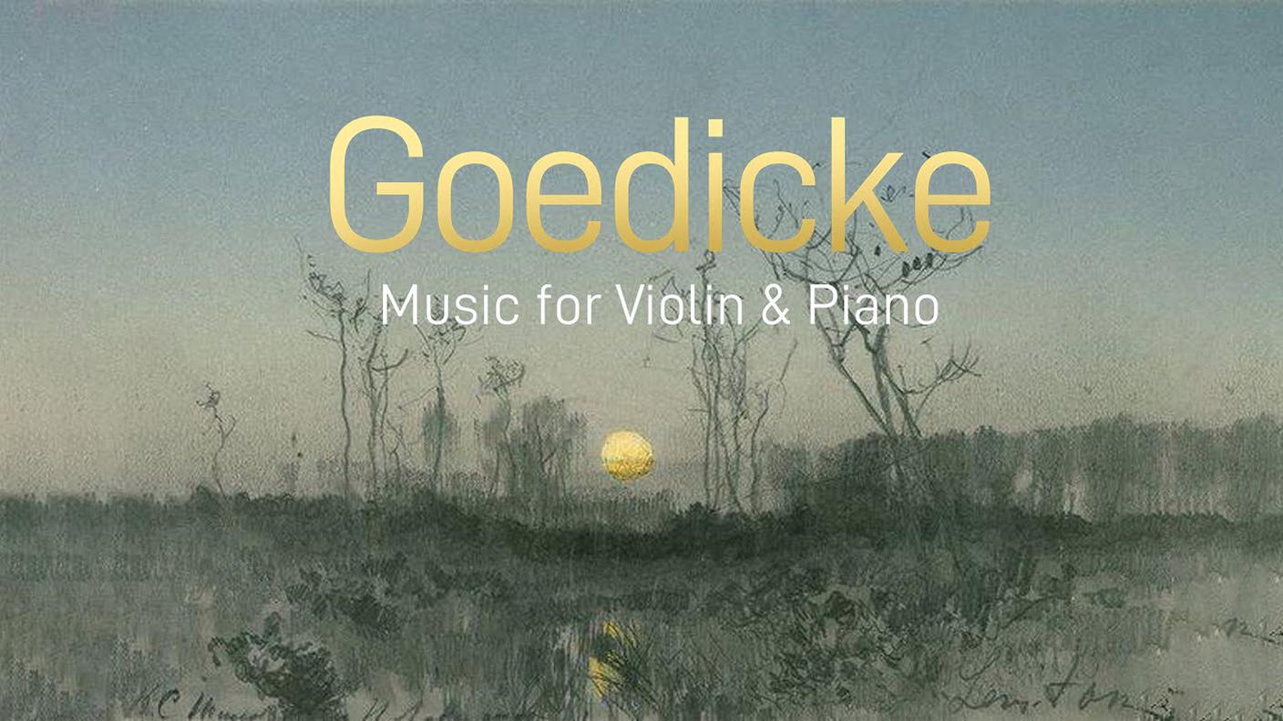 "Musica per violino e pianoforte" di Alexander Fyòdorovich Goedicke, Brilliant classics (dettaglio di copertina)