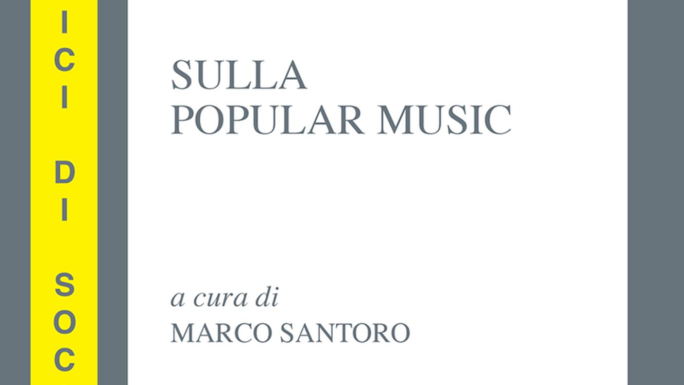 "Sulla Popular Music" di Marco Santoro, Armando Editore (dettaglio di copertina)