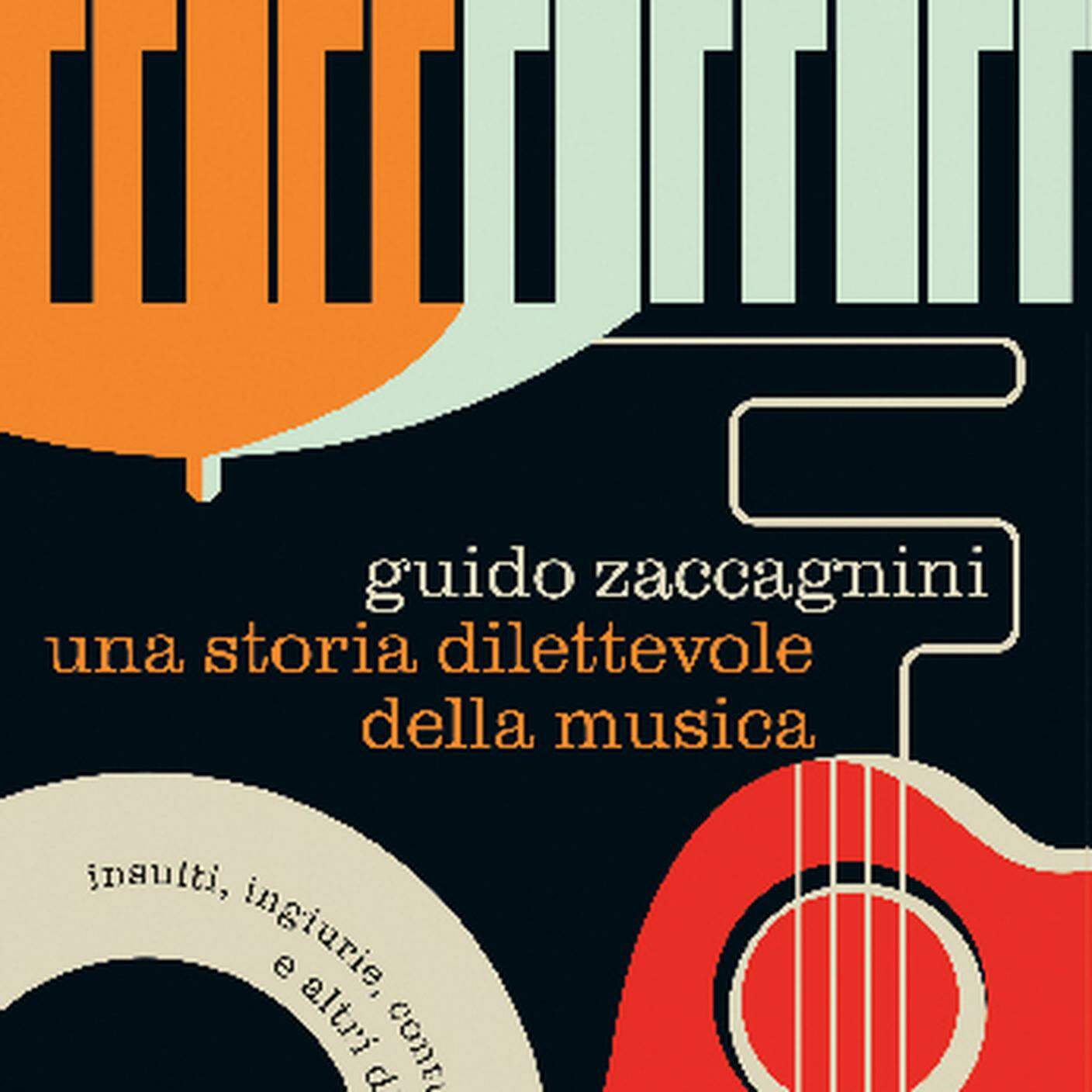 "Una storia dilettevole della musica", di Guido Zaccagnini, Marsilio Cartabianca (dettaglio di copertina)