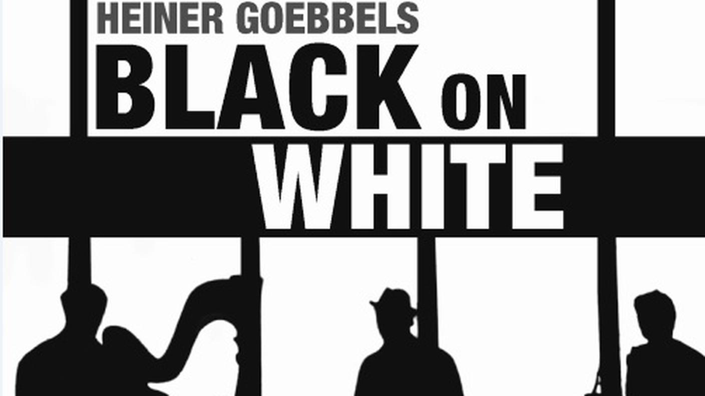"Black on White / Schwarz auf Weiss" di Heiner Goebbels, Arthaus Musik (dettaglio di copertina)