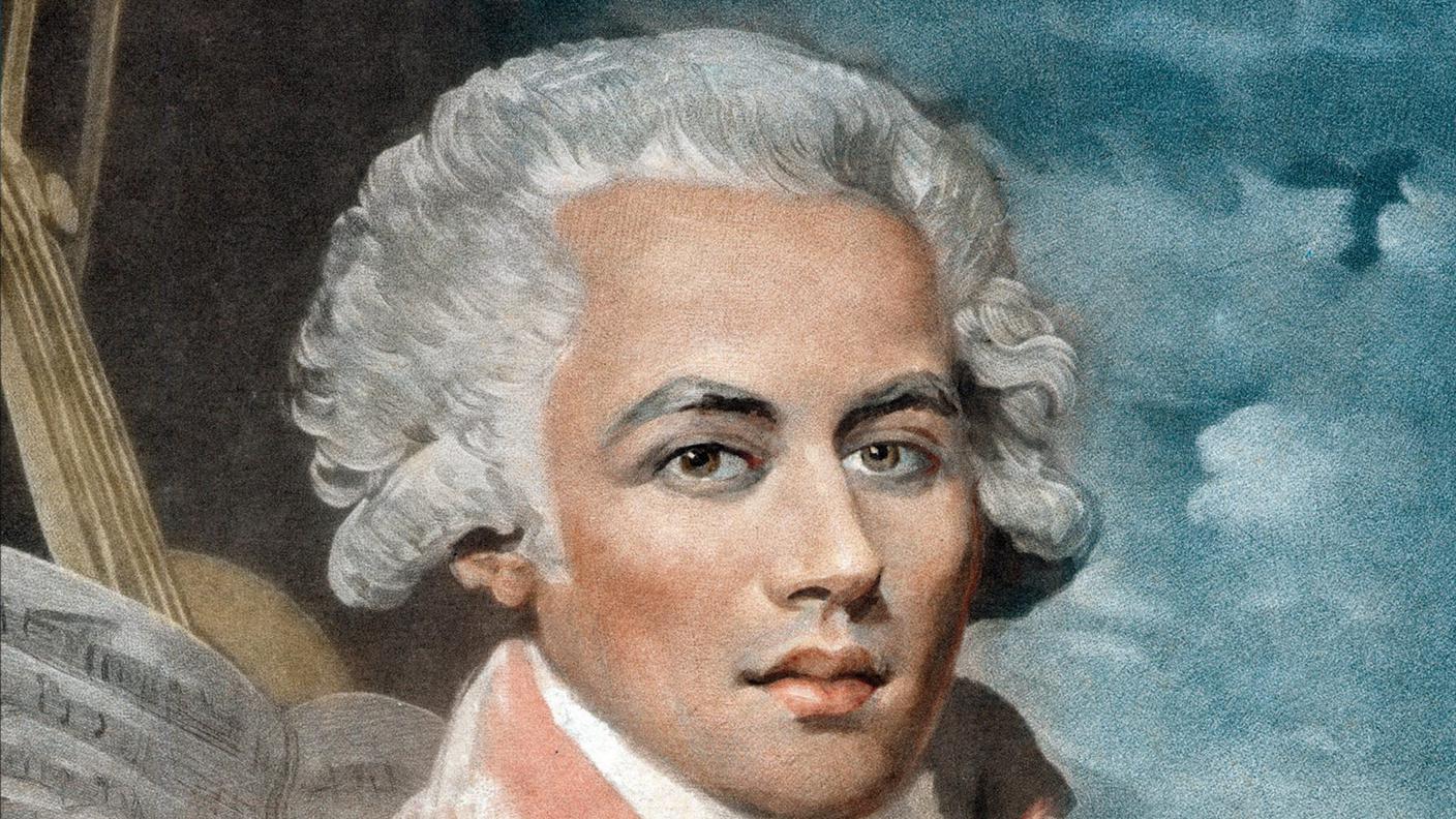 "Le Chevalier de Saint-George. The Enlightened Violinist" di Martin Mirabel, BelAir Classiques (dettaglio di copertina)