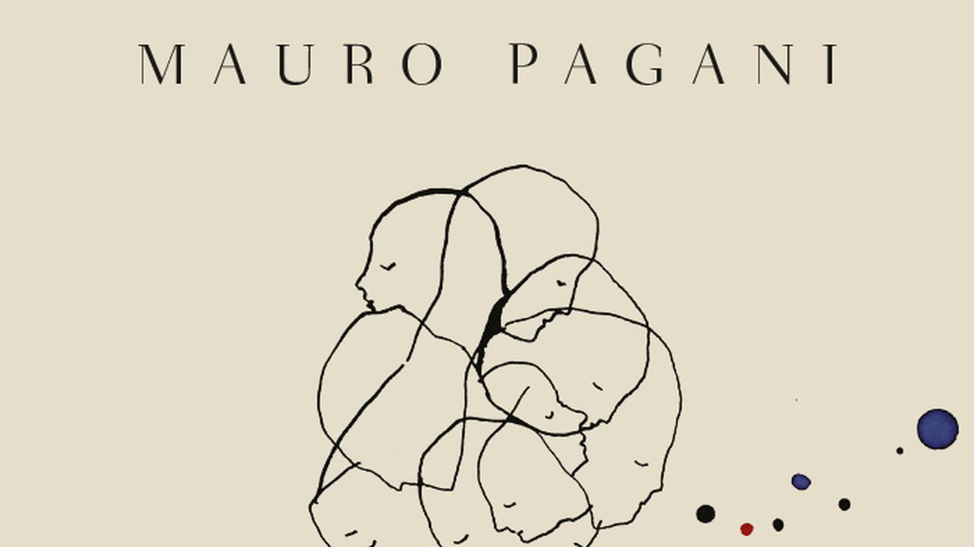 "Nove vite e dieci blues" di Mauro Pagani, Bompiani Editore (dettaglio di copertina)
