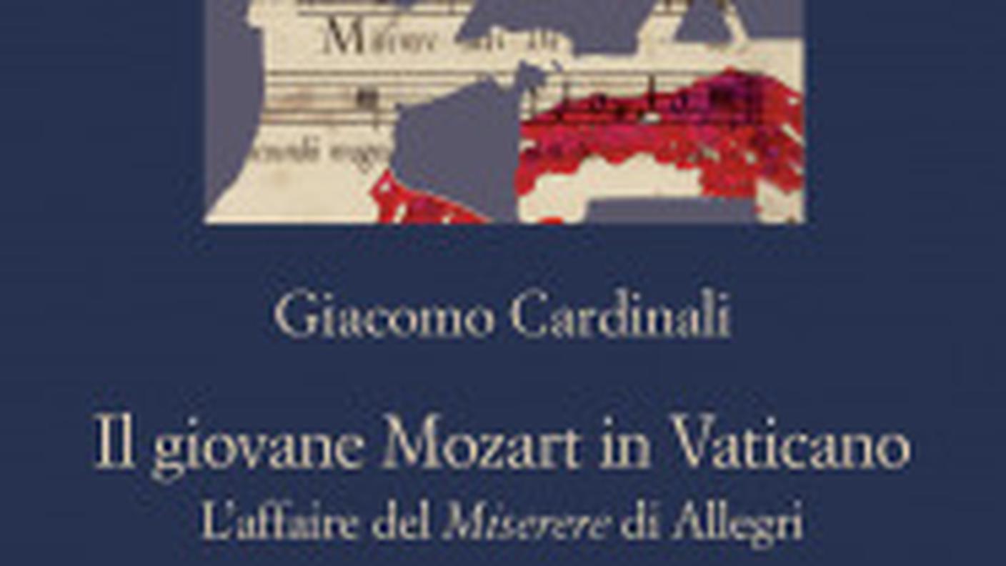 "Il giovane Mozart in Vaticano. L'affaire del 'Miserere' di Allegri" di Giacomo Cardinali, Sellerio Editore (dettaglio di copertina)