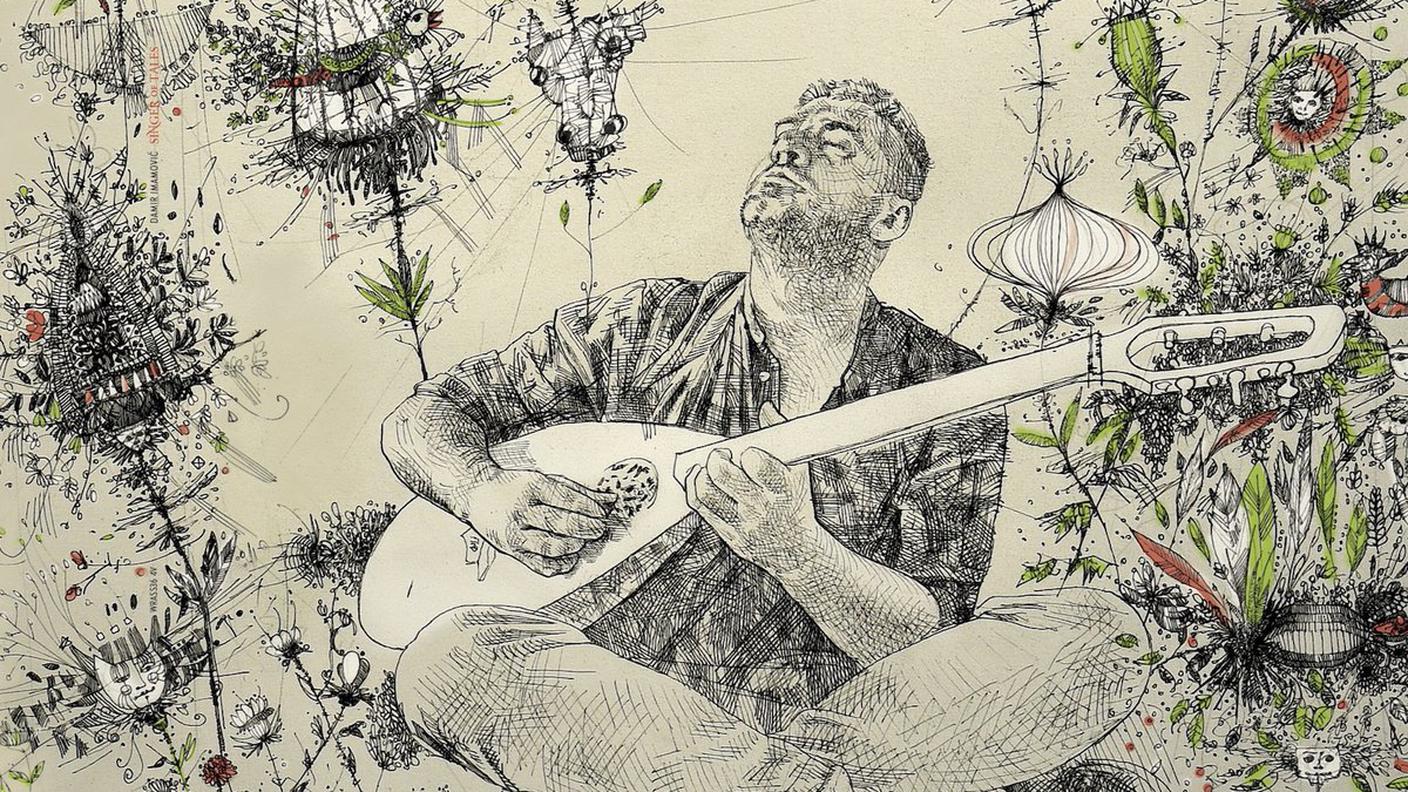 Damir Imamović , "Singer of Tales", Wrasse Records (dettaglio copertina)