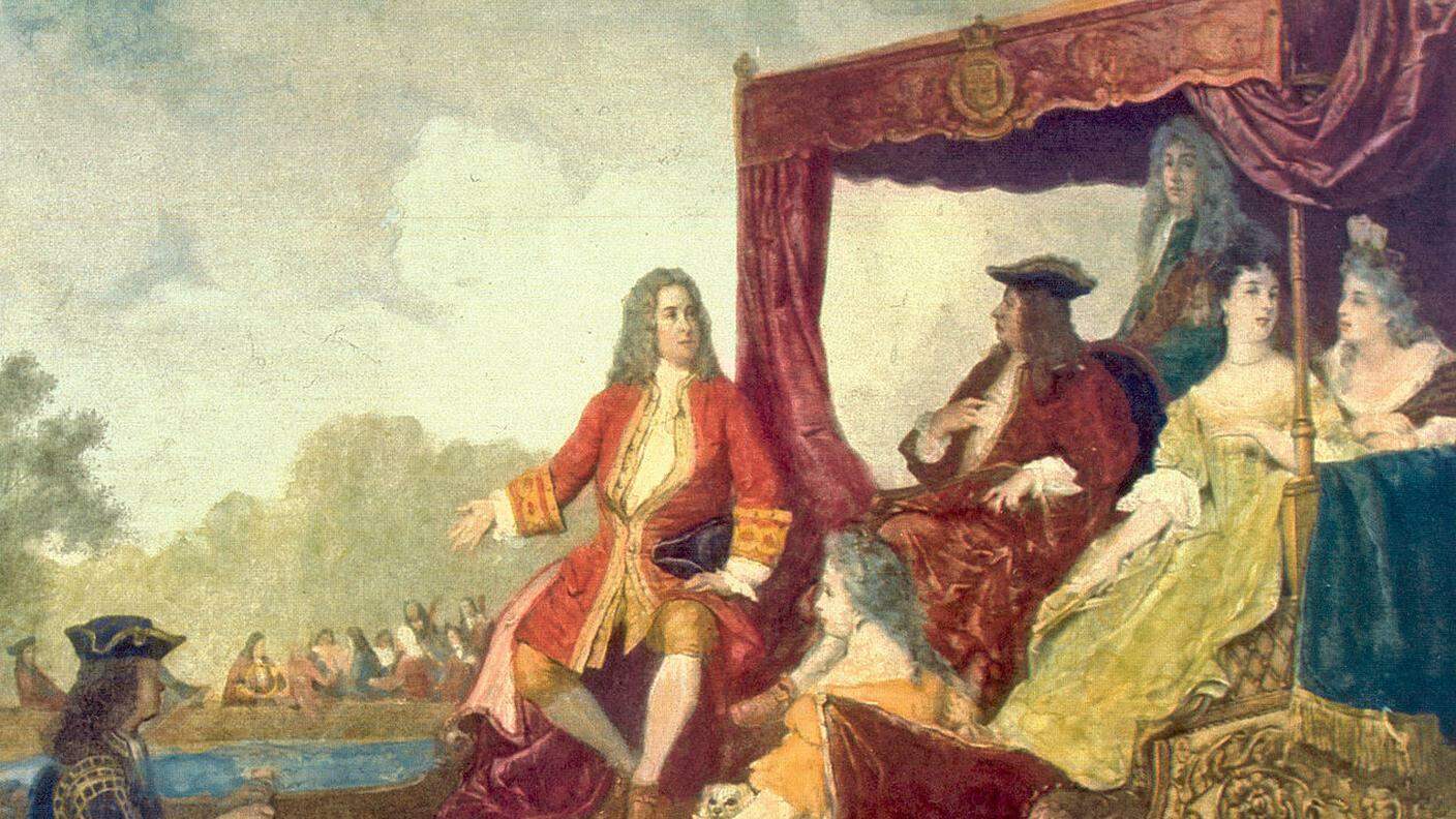 Re Giorgio I con George Frideric Handel
