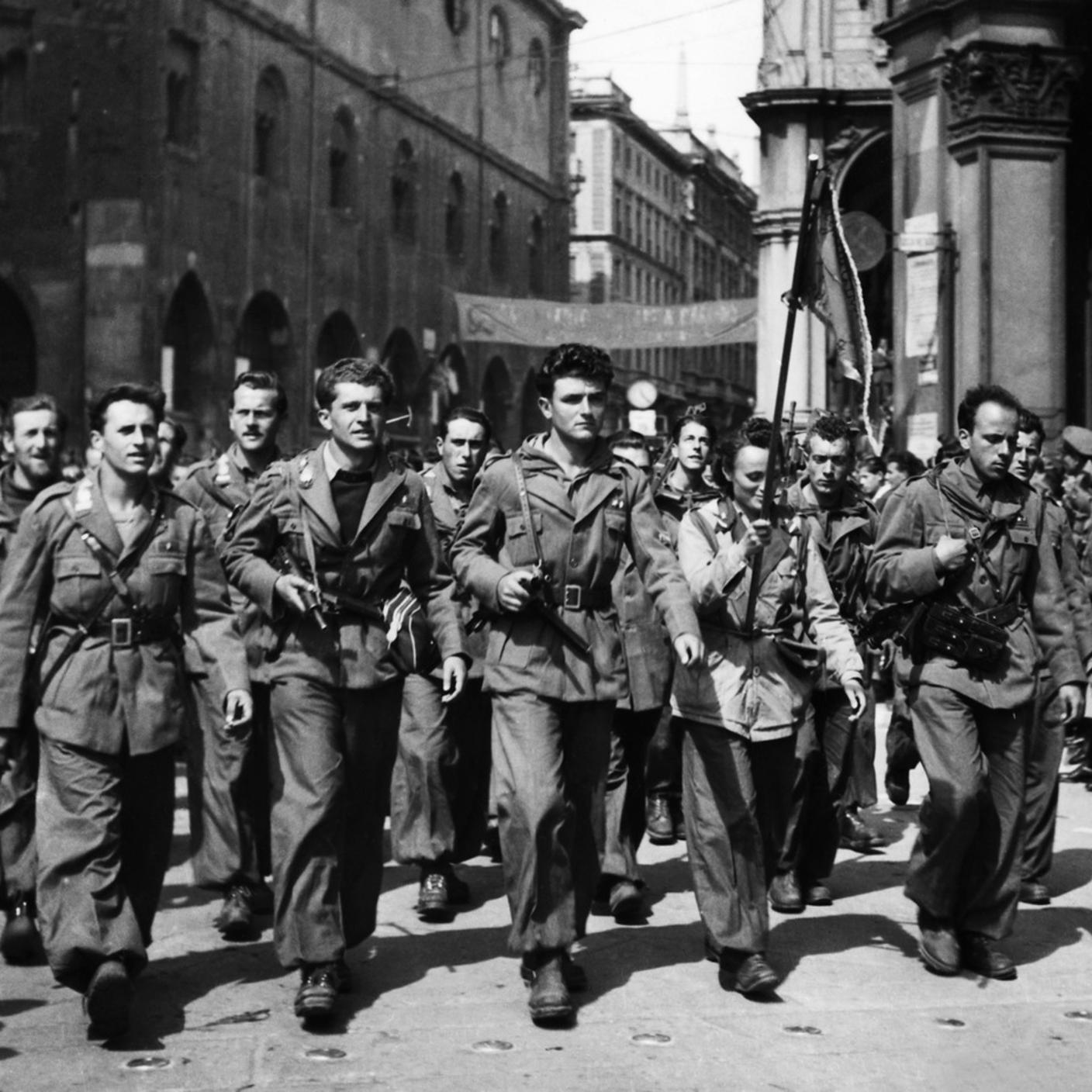 Partigiani il 25 aprile 1945