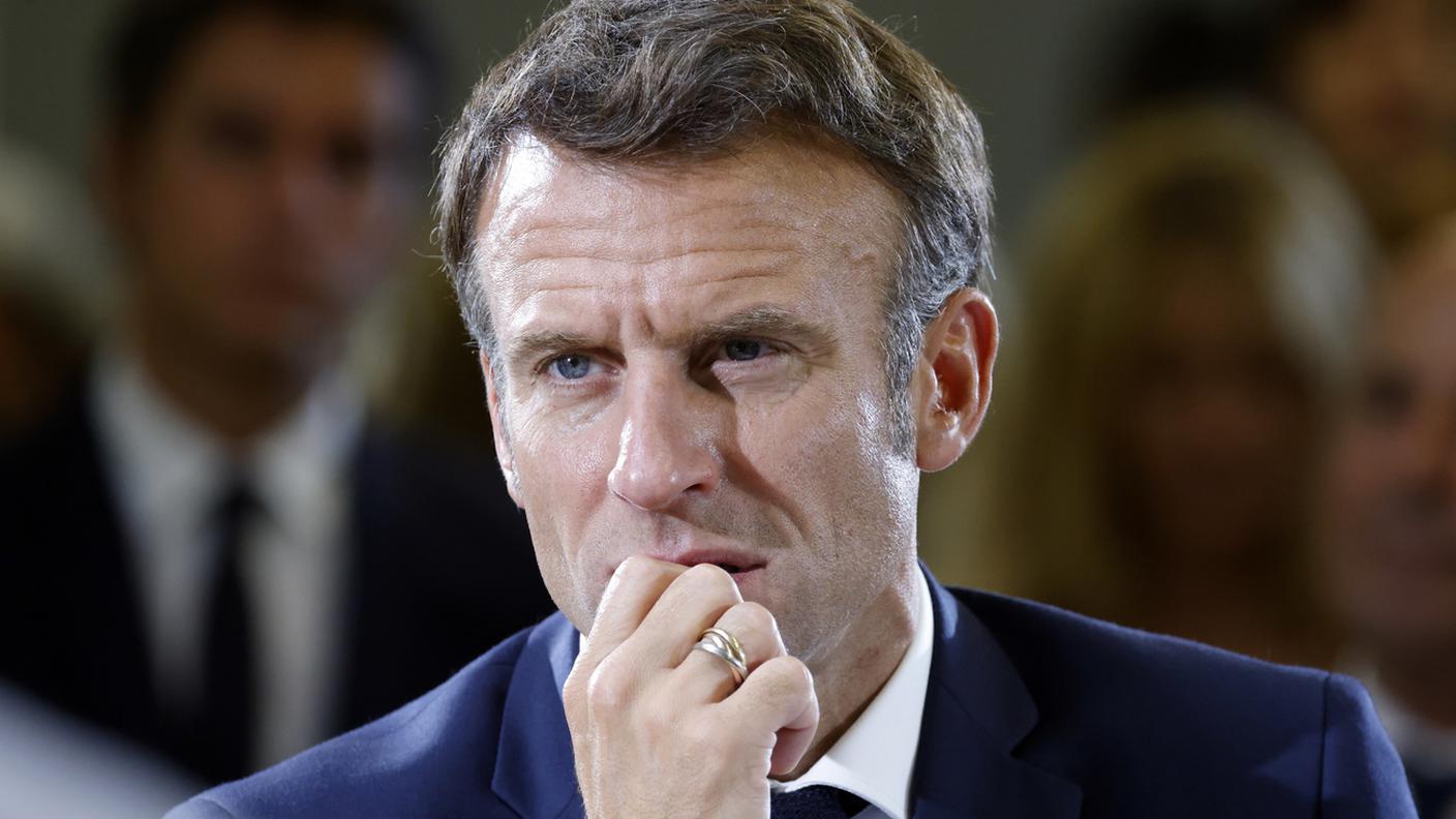 Il presidente francese Emmanuel Macron 