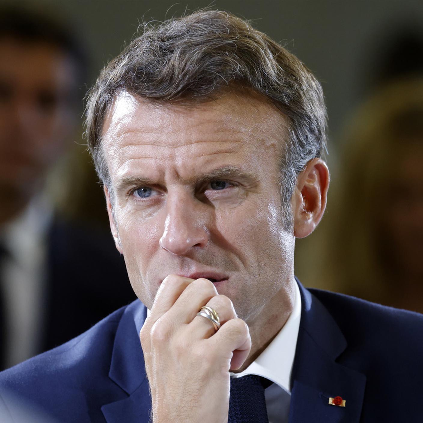 Il presidente francese Emmanuel Macron 