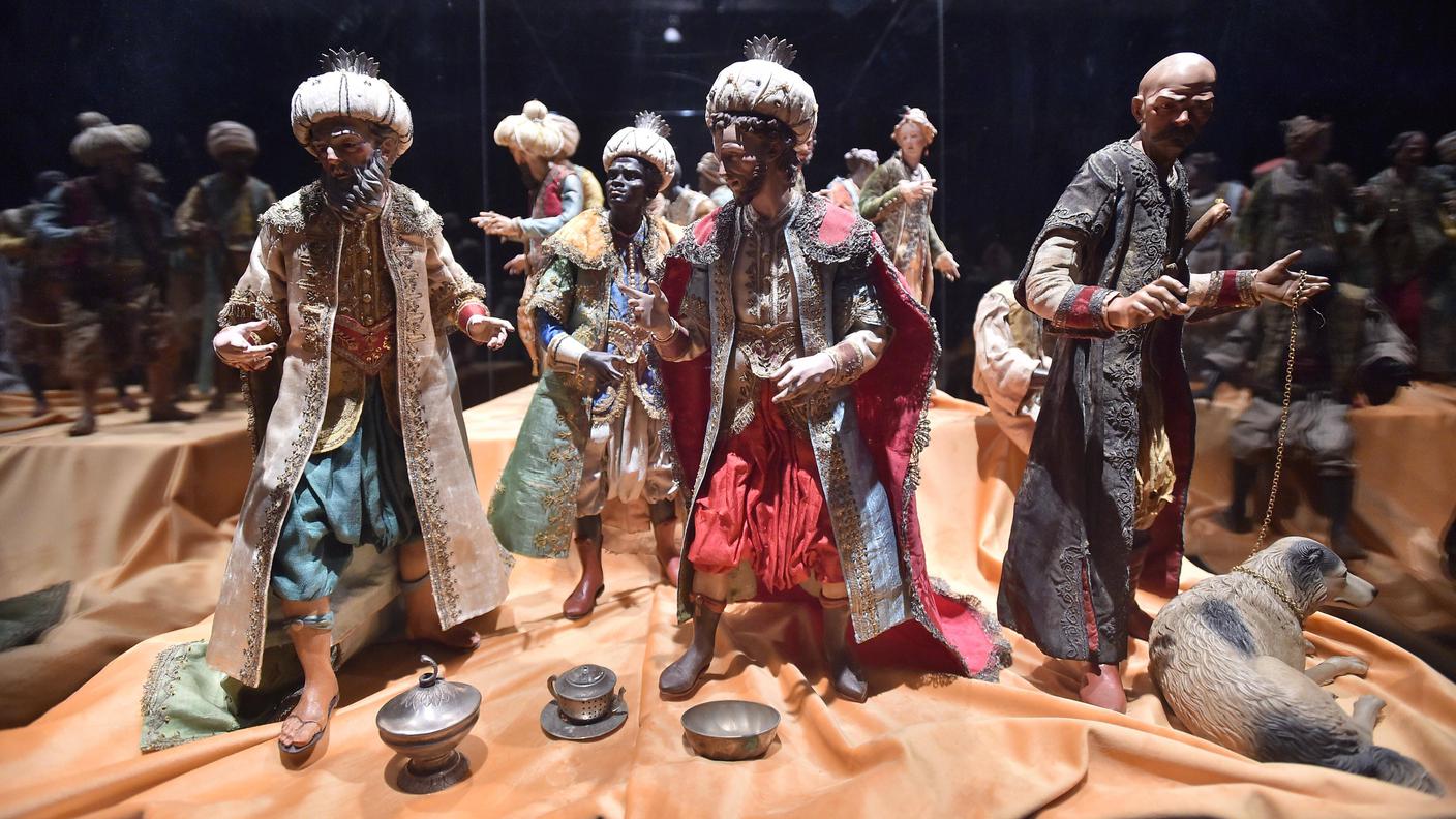 Mostra "Il presepe cortese: l'eredita di Carlo III. Il presepe napoletano del Settecento fra tradizione e Multimedialità" in scena al Museo Archeologico Nazionale di Napoli