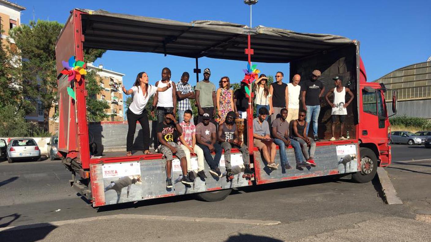 Lo spettacolo "Enea in Viaggio