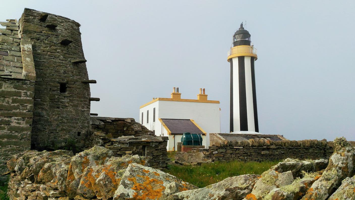 Il faro di Start Point nell'isola di Sanday, nelle Orcadi