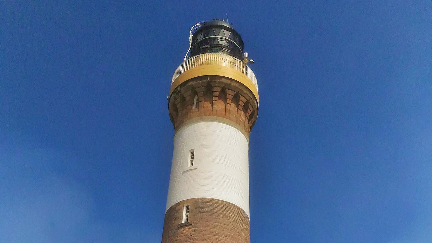 Il faro di North Ronaldsay nelle Orcadi