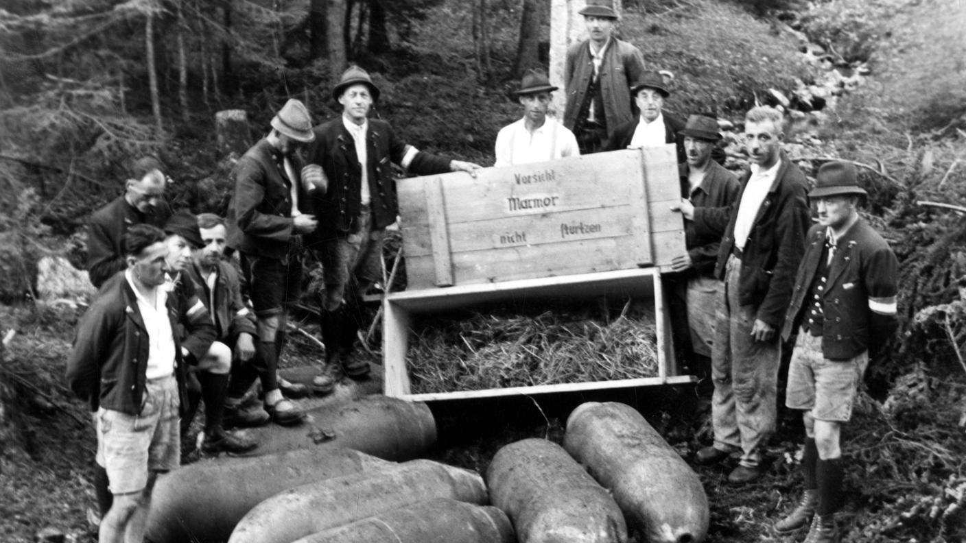 Miniera di salgemma di Altaussee 1945