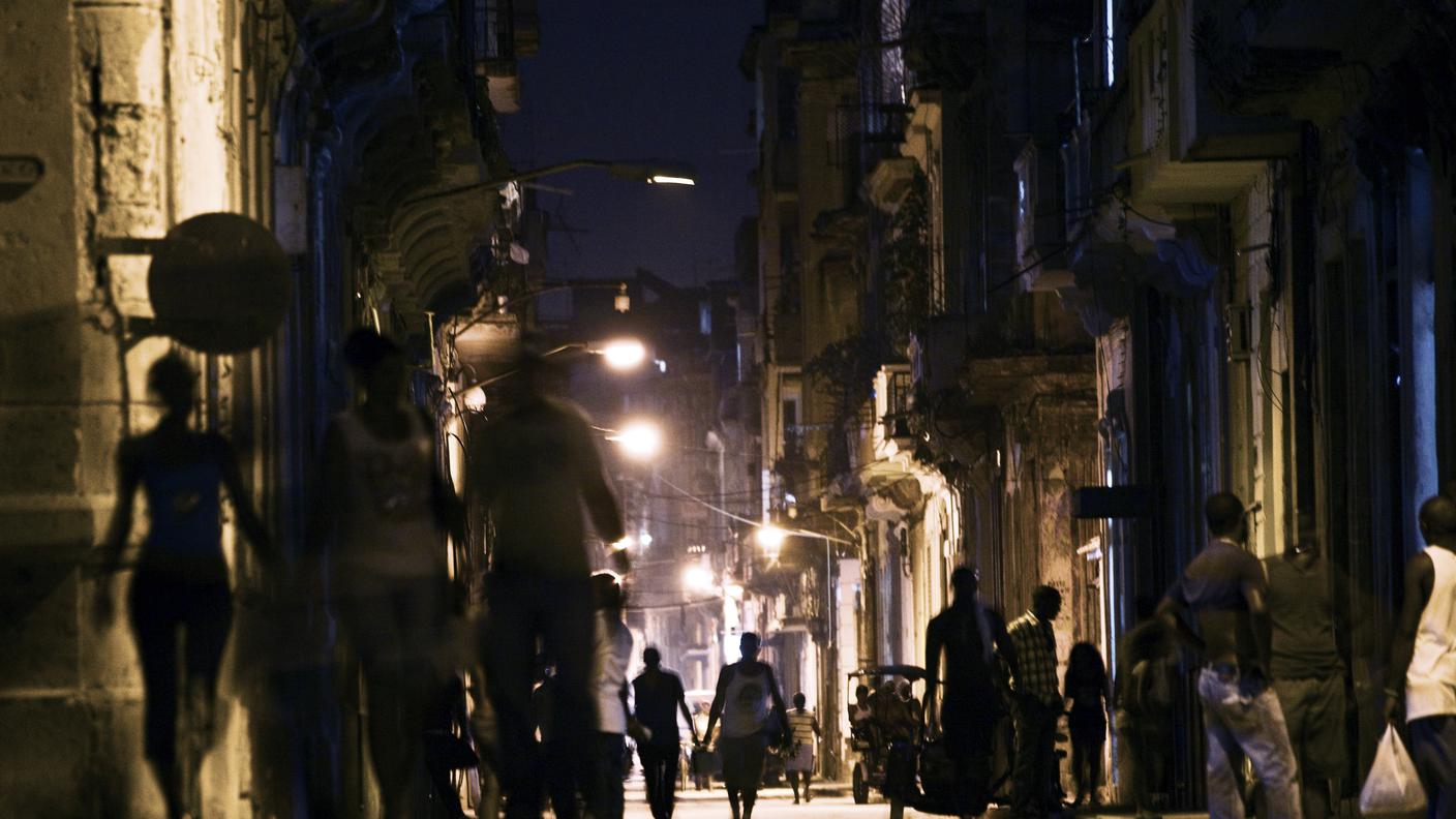 Night in town Havana centro
