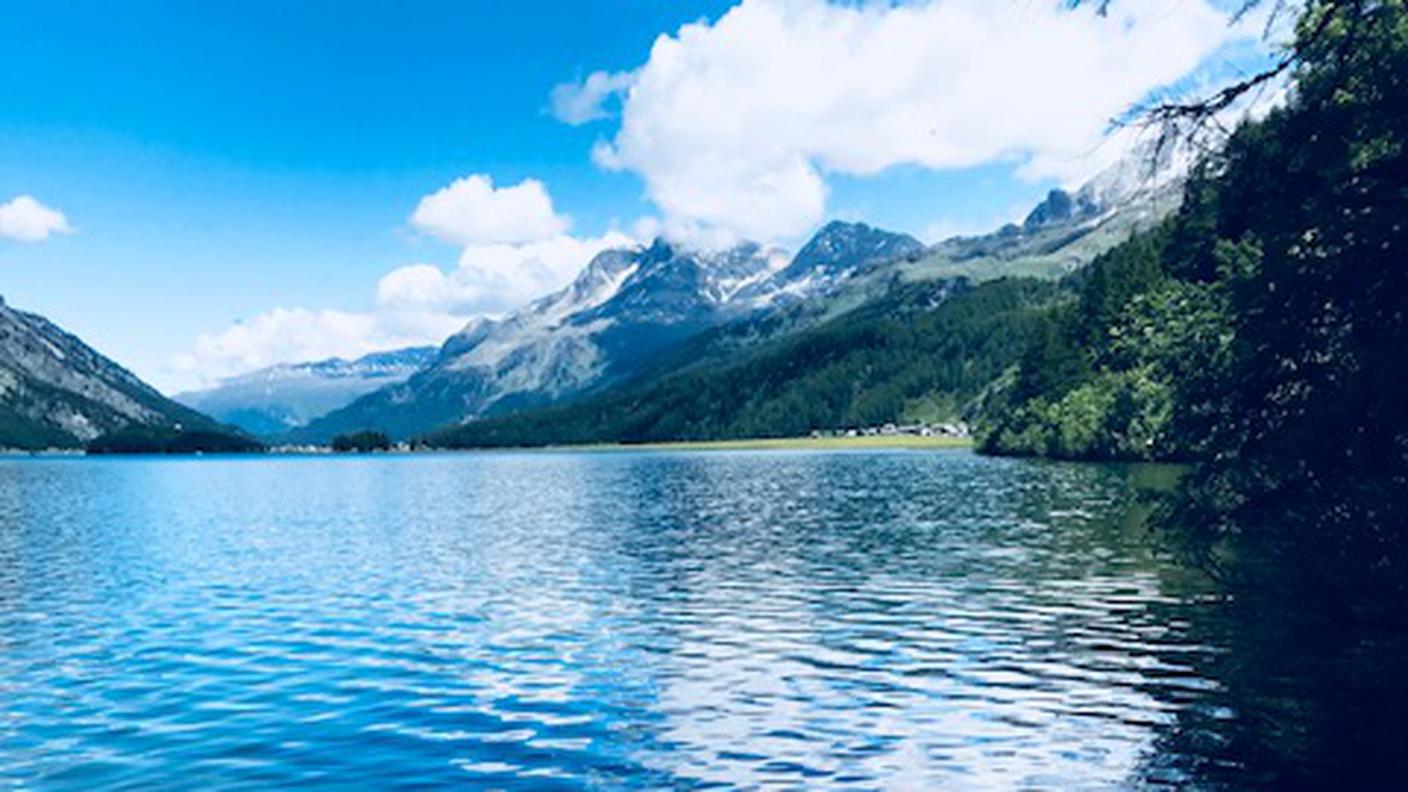 Il lago di Sils e Isola