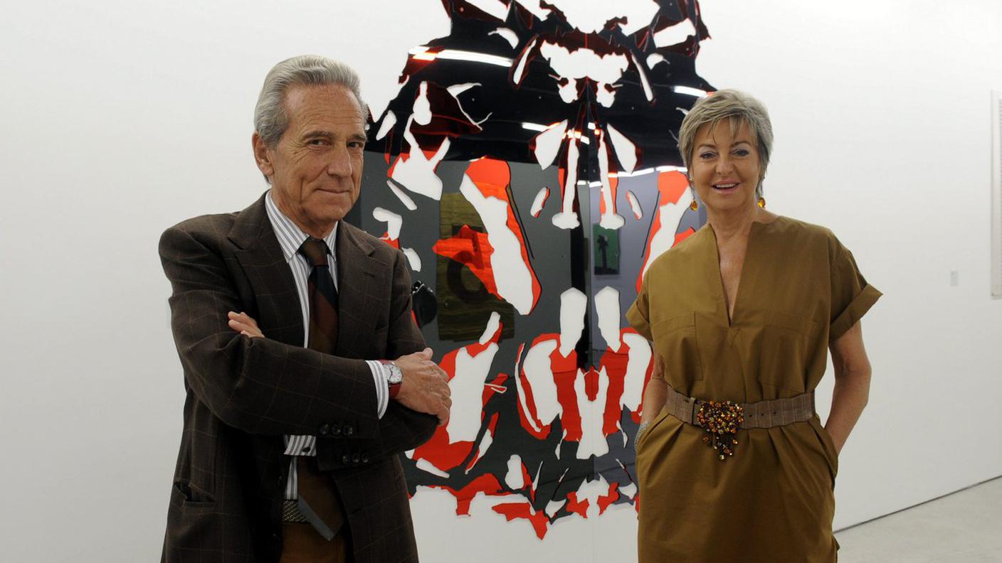 Giancarlo Olgiati insieme alla moglie Danna