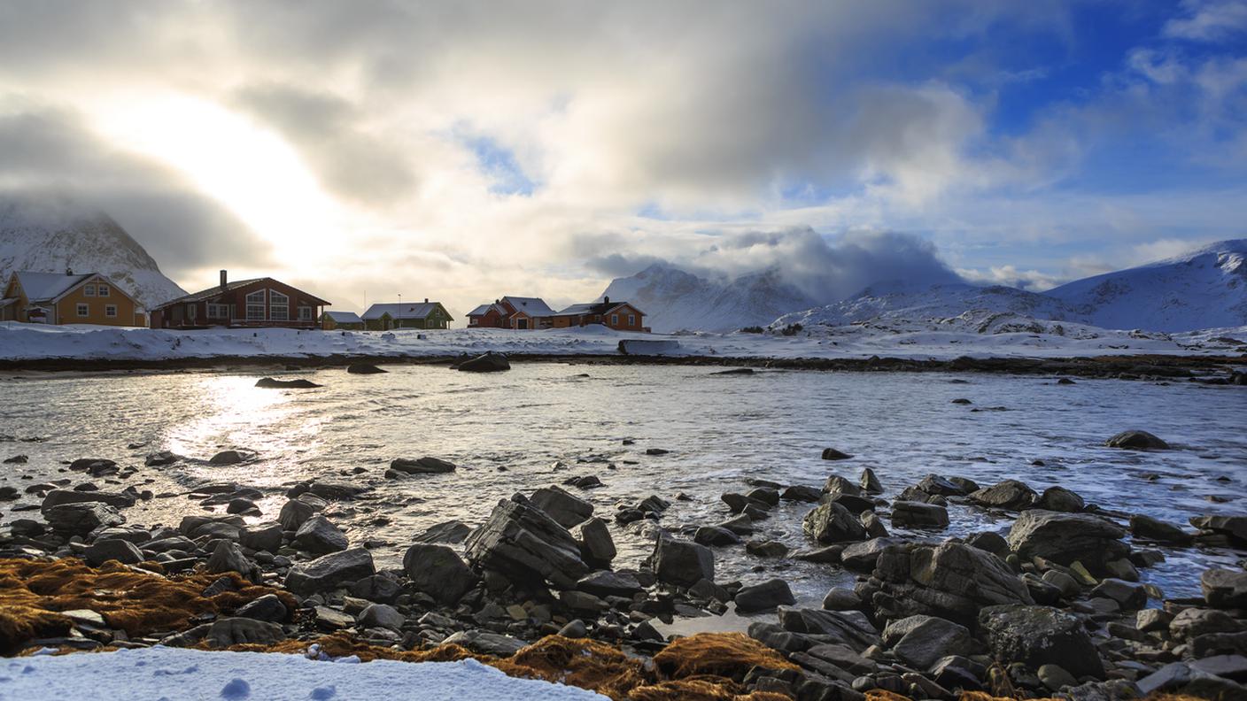 iStock-Acqua, Inverno, Mare, Neve, Circolo Artico