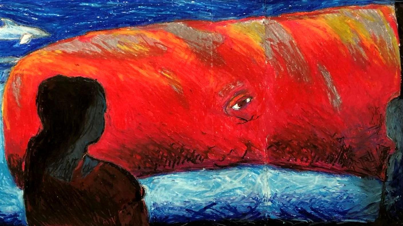 Un sogno di balena rossa