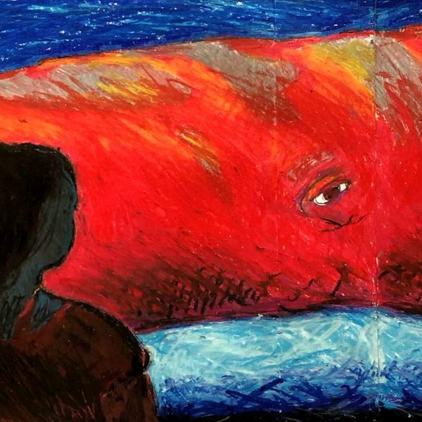 Un sogno di balena rossa