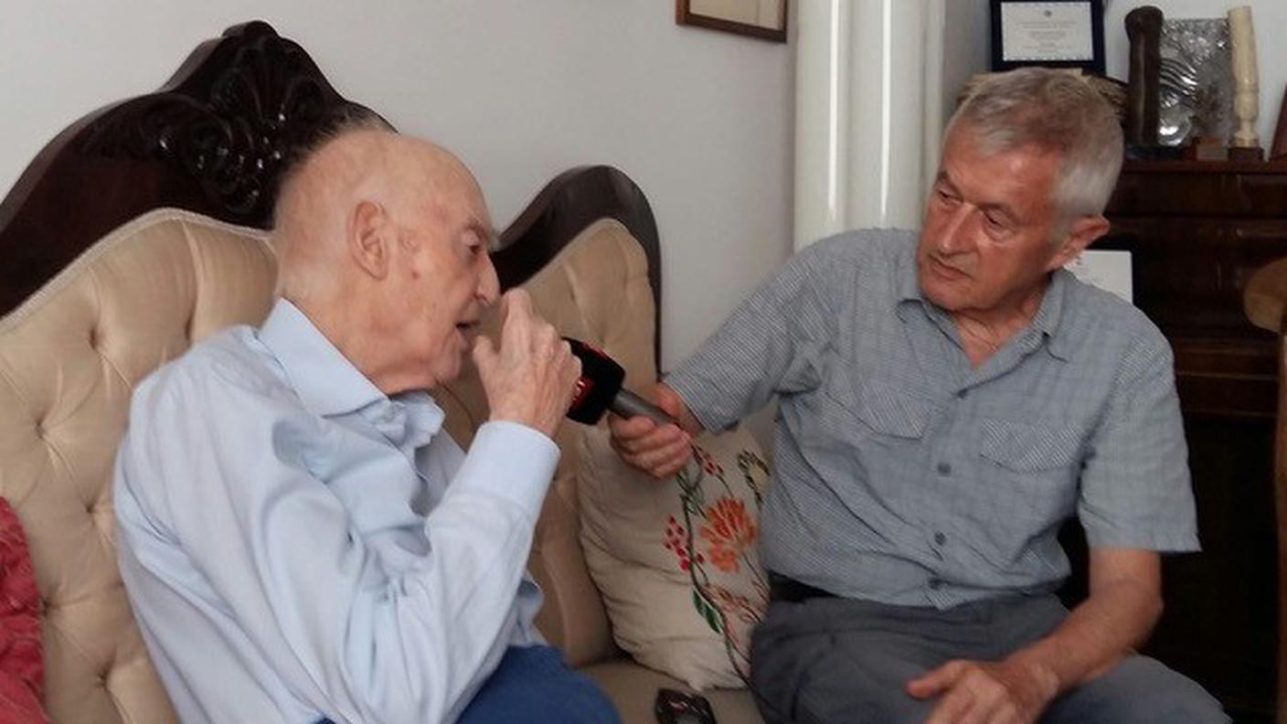 Aldo Masullo con Guido Piccoli 