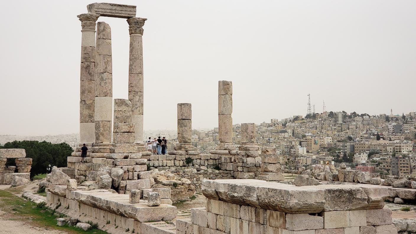 Citadel in Amman, Jordan,