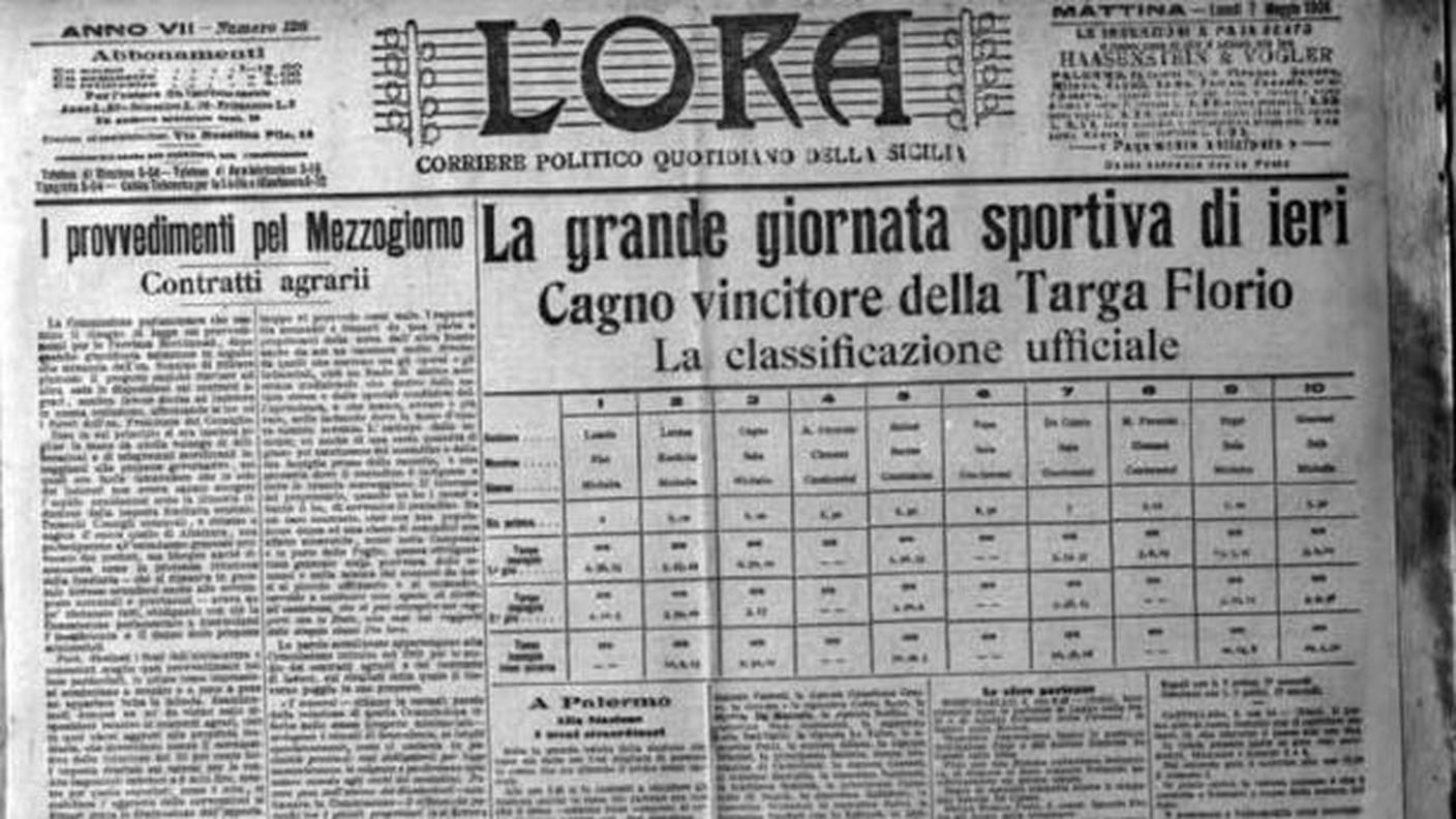 "L'Ora", 6 maggio 1906